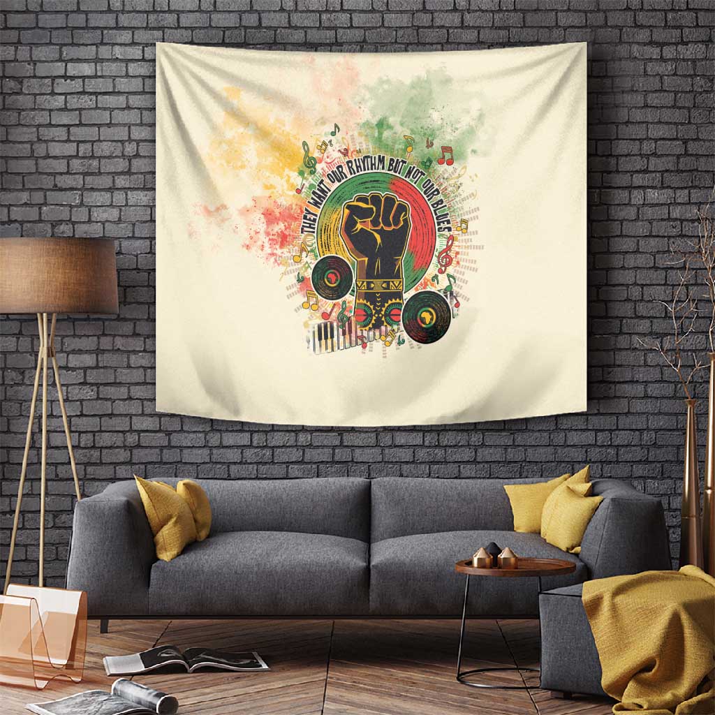 They Want Our Rhythm Not Our Blues Tapestry Afro Pride Music DT03