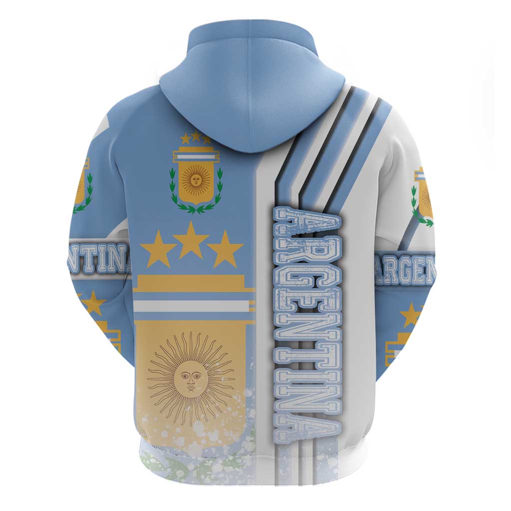 Argentina Football Hoodie La Albiceleste Soccer - Road To Champion DT03