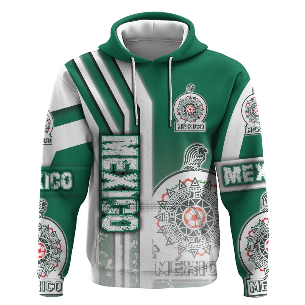 Mexico Football Hoodie El Tri Soccer - Road To Champion DT03