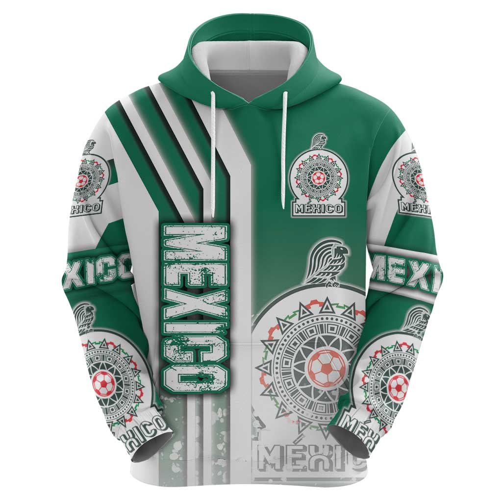Mexico Football Hoodie El Tri Soccer - Road To Champion DT03