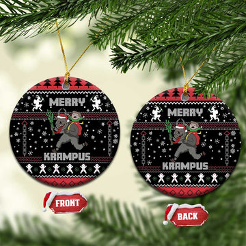 Merry Krampus Ceramic Ornament Christmas Gifts DT03