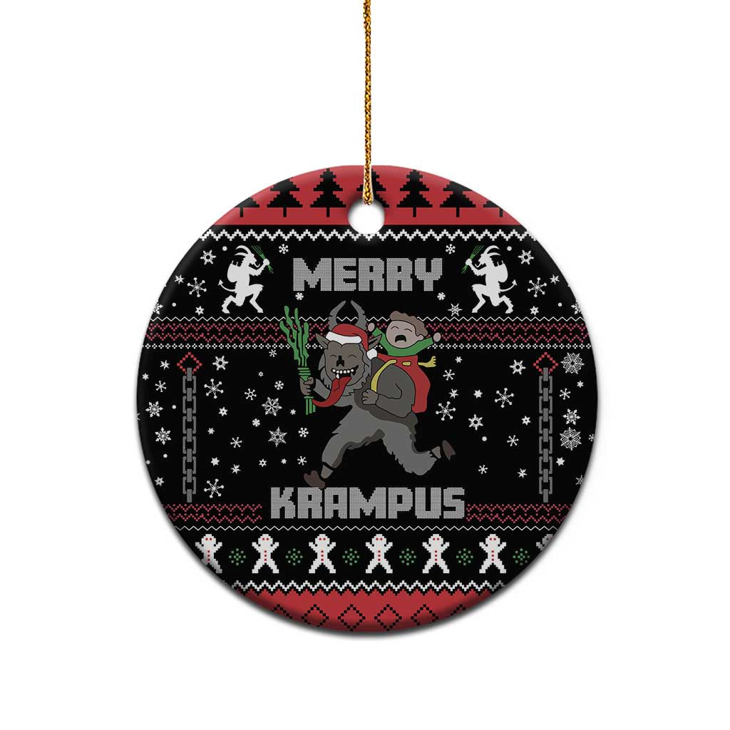 Merry Krampus Ceramic Ornament Christmas Gifts DT03