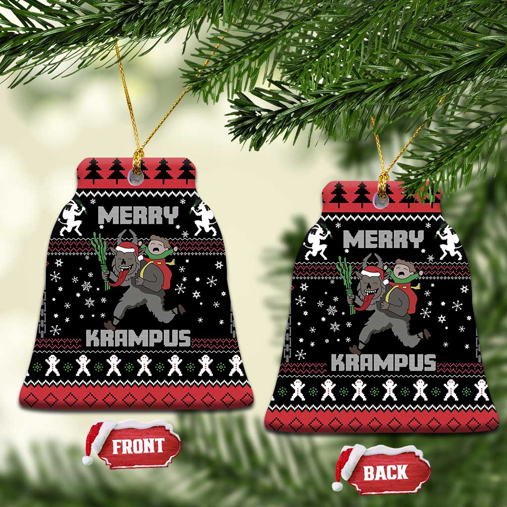 Merry Krampus Ceramic Ornament Christmas Gifts DT03