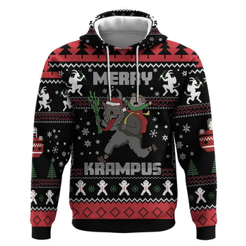 Merry Krampus Hoodie Christmas Gifts DT03