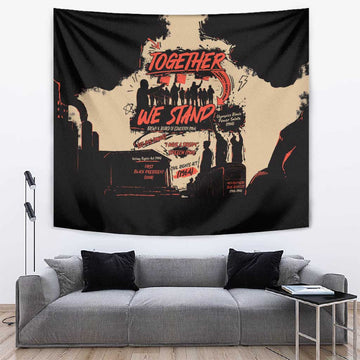 Together We Stand African American Tapestry Important Milestones History Vintage DT03