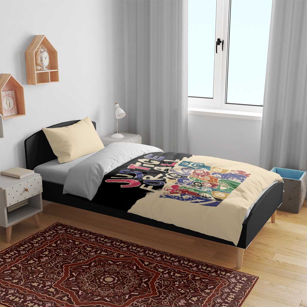African Stand Firm Bedding Set Justice For All DT03