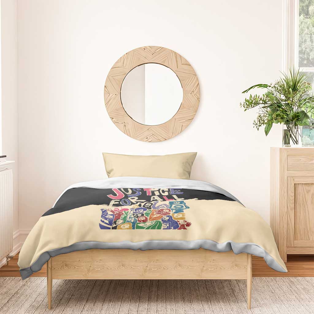 African Stand Firm Bedding Set Justice For All DT03