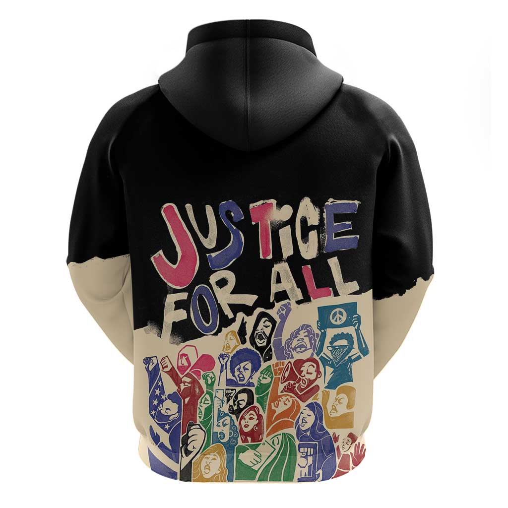 African Stand Firm Justice Now Hoodie DT03