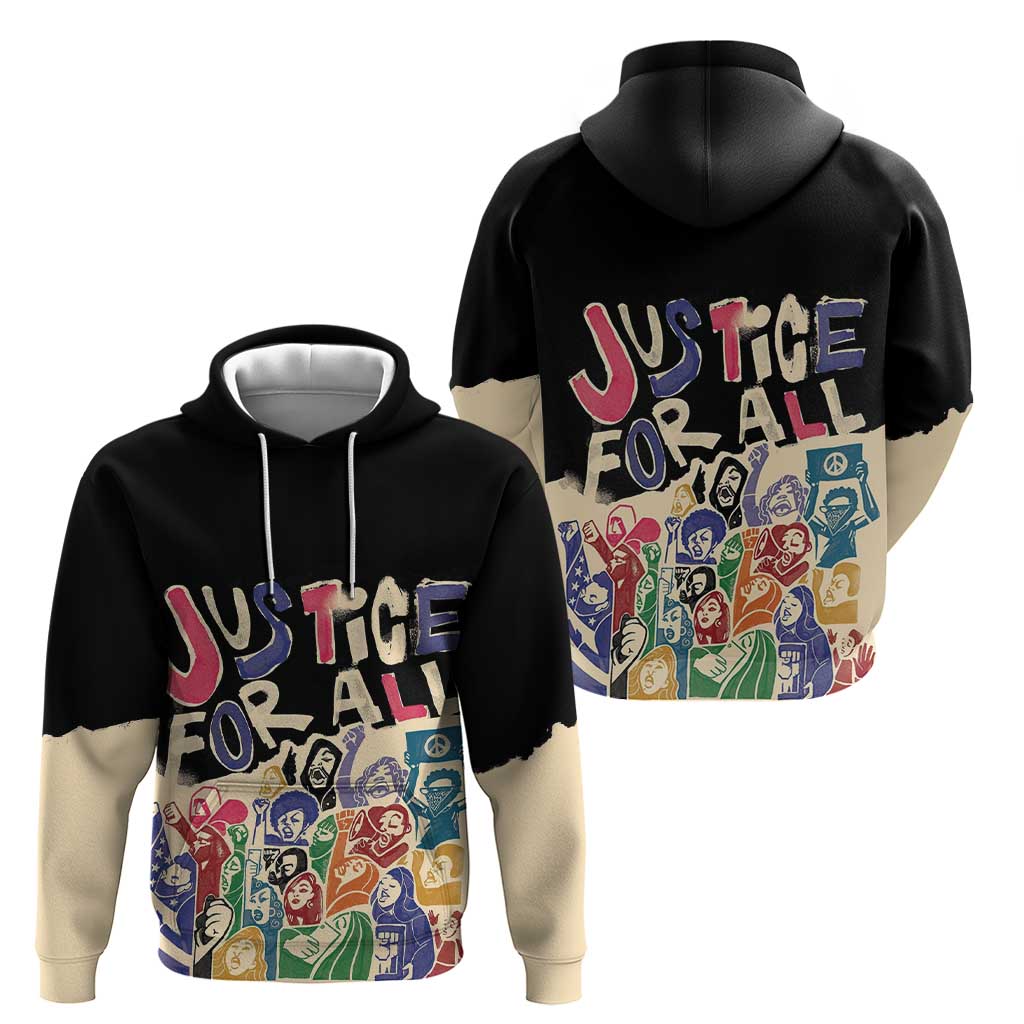 African Stand Firm Justice Now Hoodie DT03