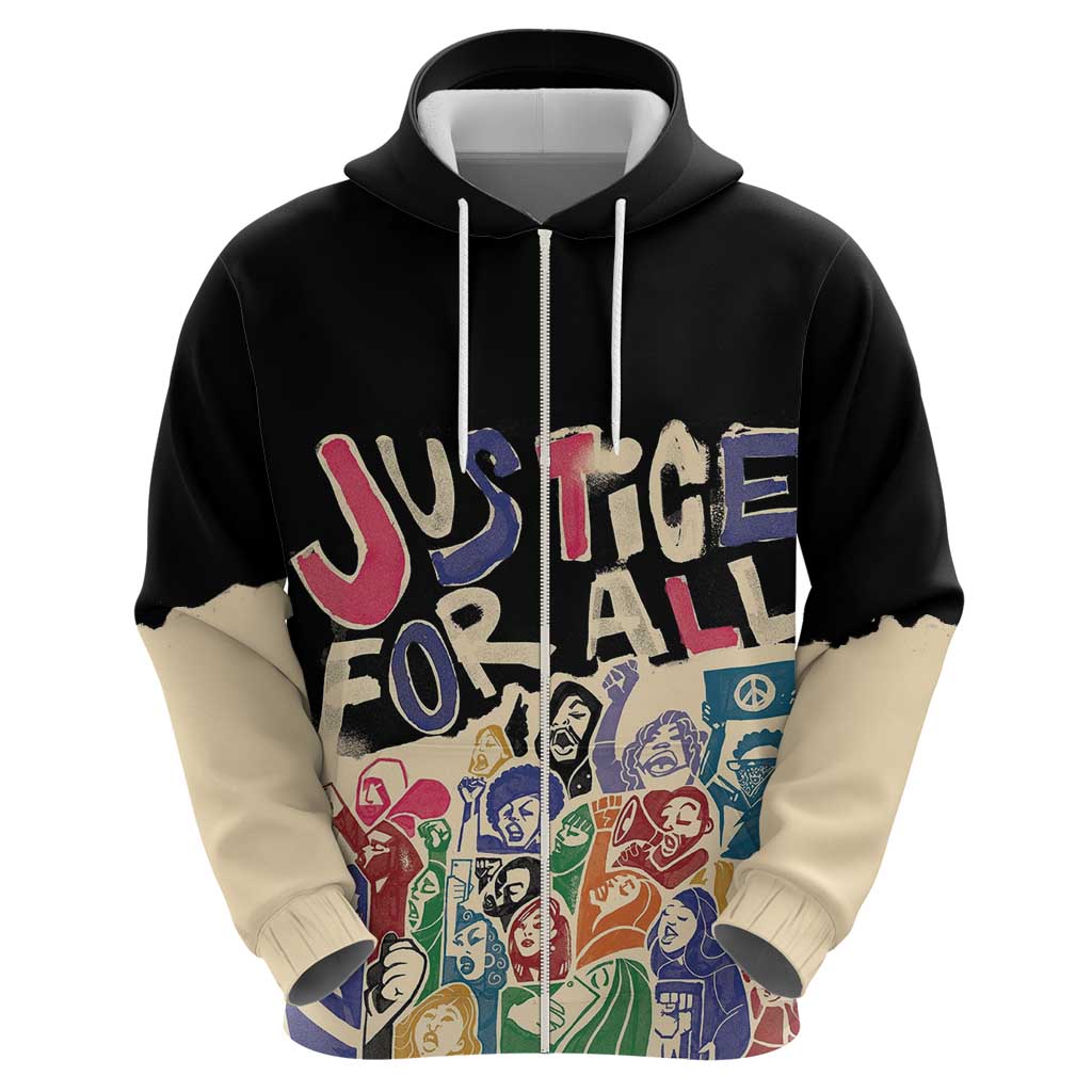 African Stand Firm Justice Now Hoodie DT03