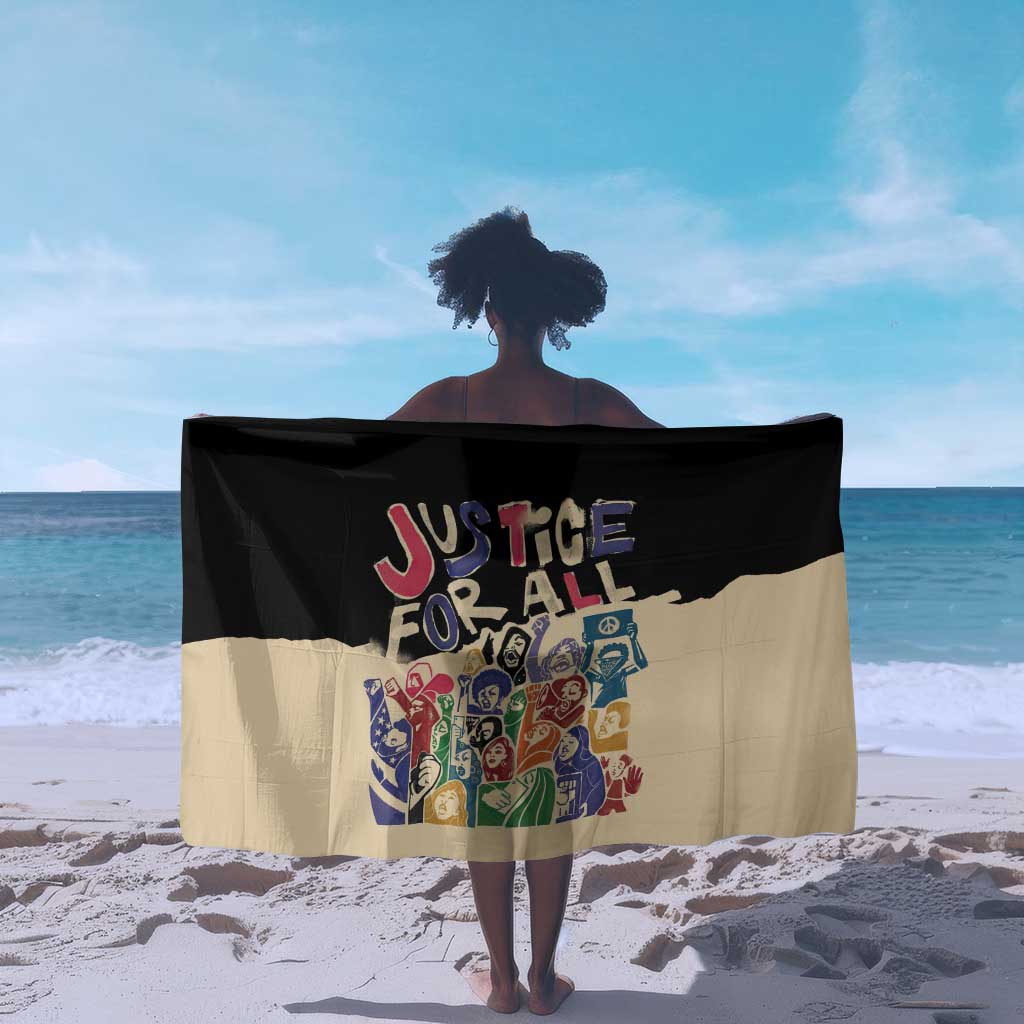 African Stand Firm Sarong Justice For All DT03