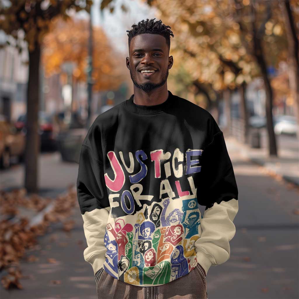 African Stand Firm Sweatshirt Justice For All DT03