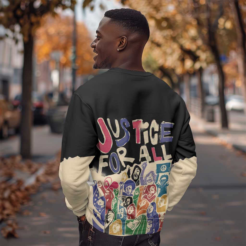 African Stand Firm Sweatshirt Justice For All DT03