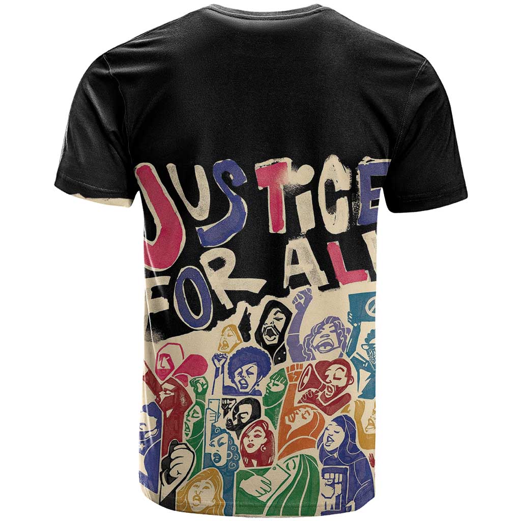 African Stand Firm T shirt Justice For All DT03