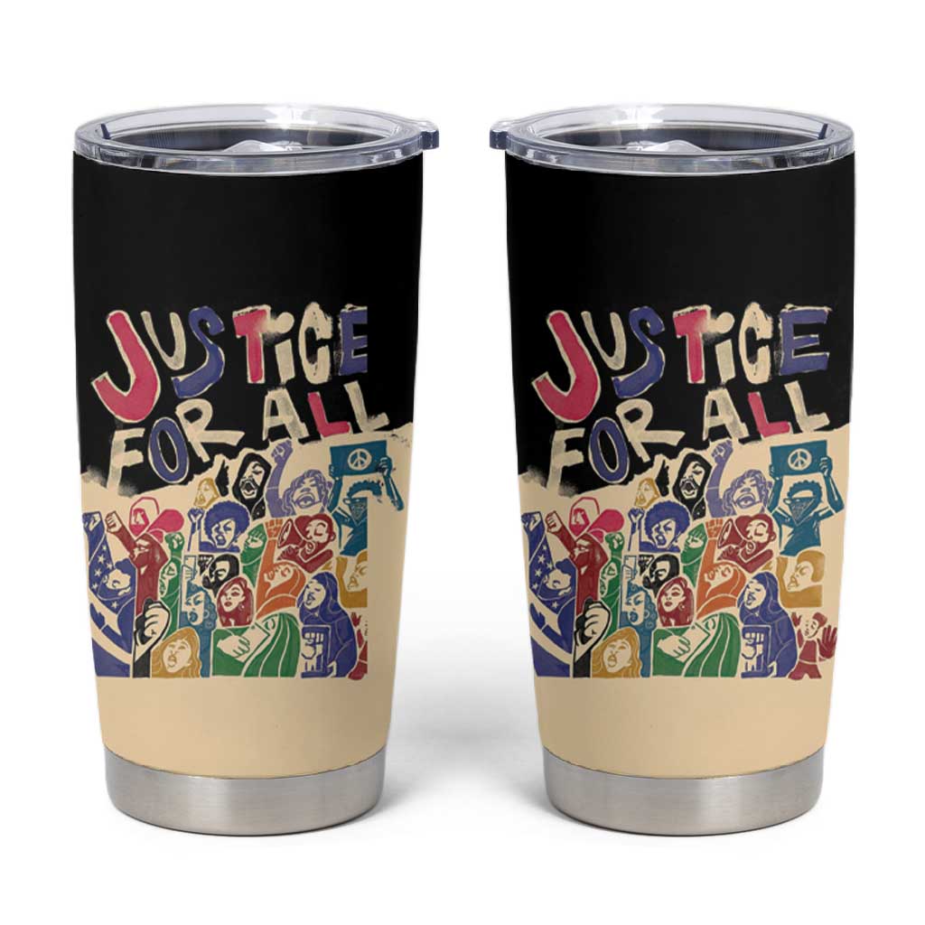 African Stand Firm Tumbler Cup Justice For All DT03