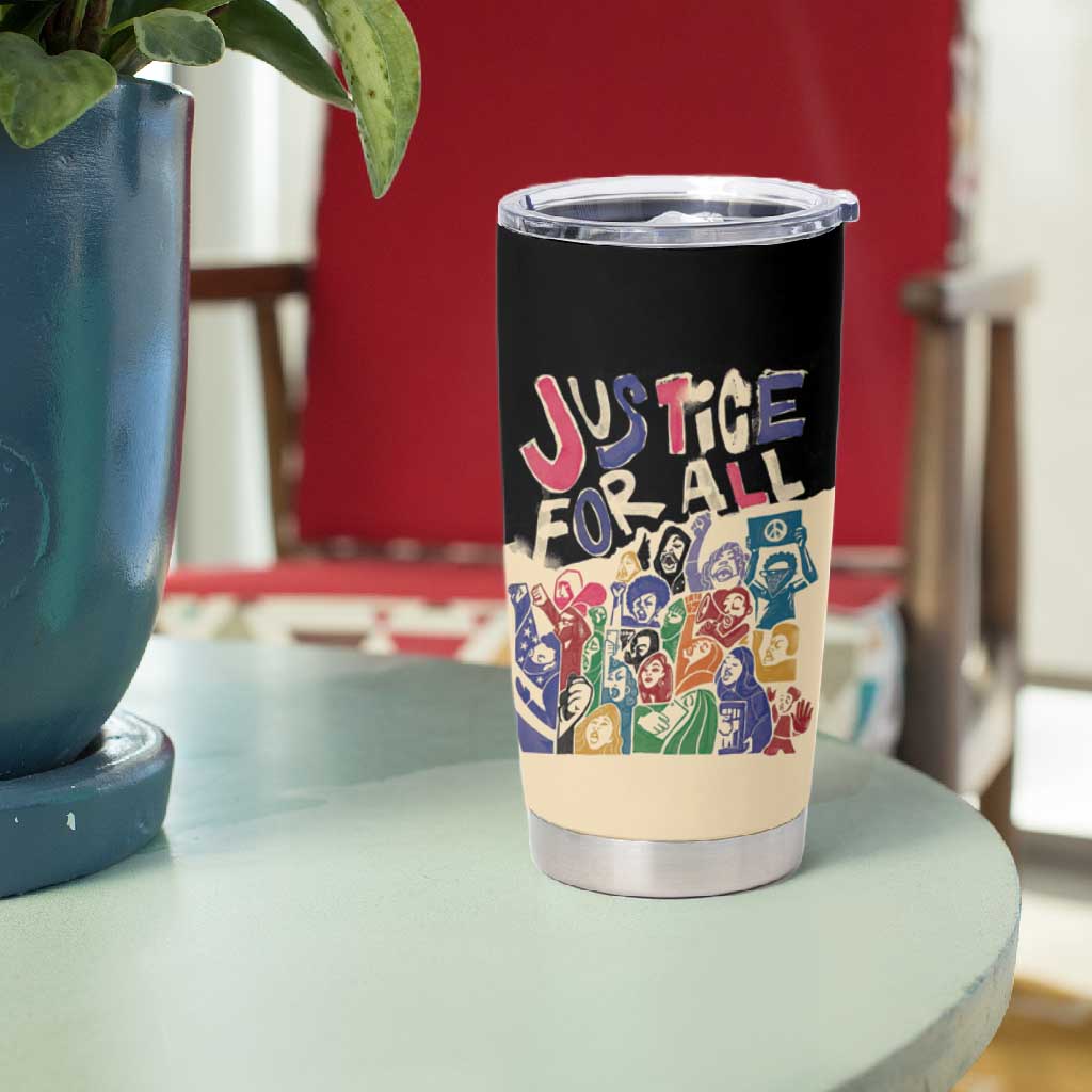 African Stand Firm Tumbler Cup Justice For All DT03