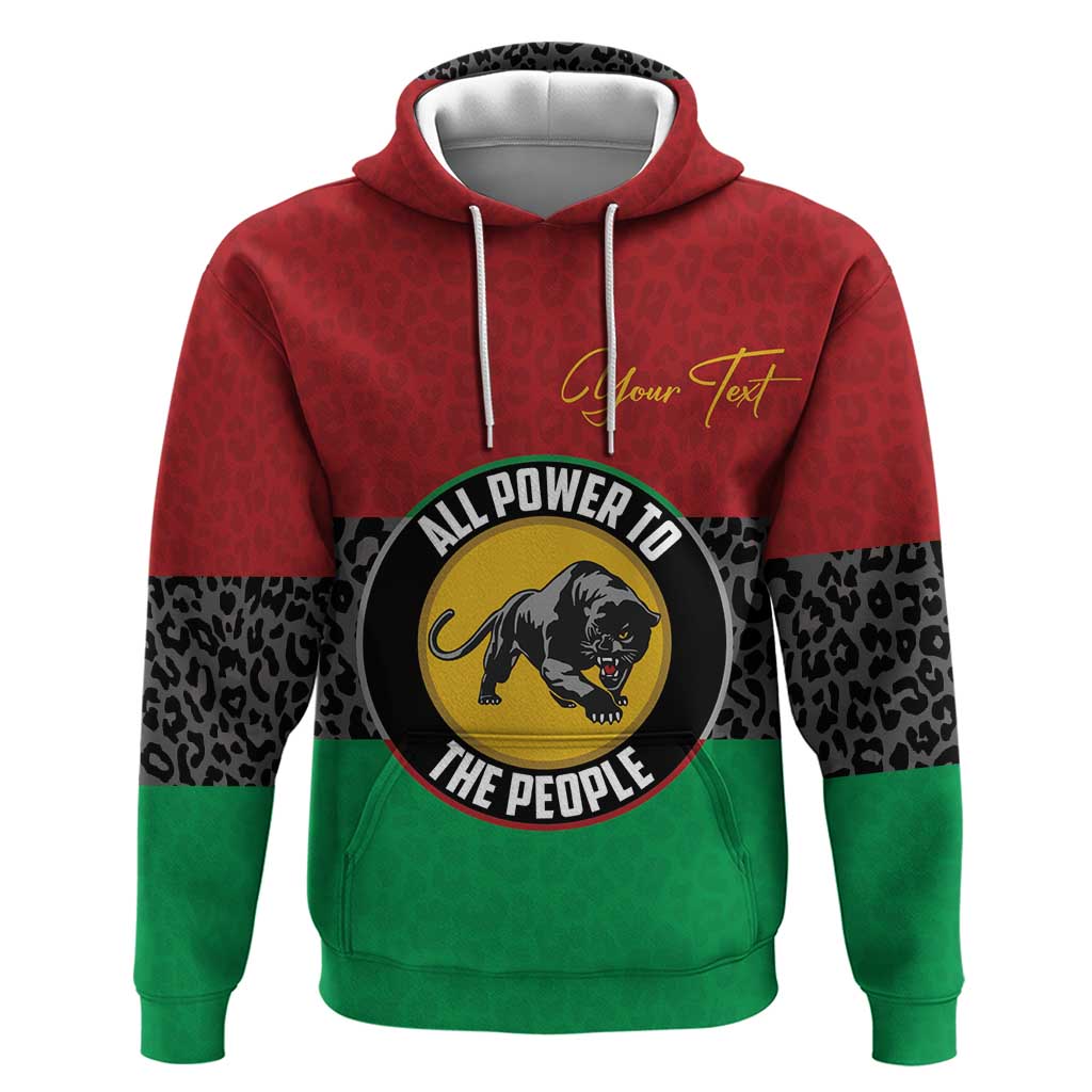 Personalized Pan African Panther Hoodie All Power To The People DT03