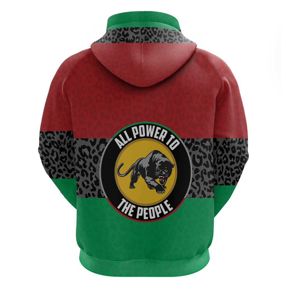 Personalized Pan African Panther Hoodie All Power To The People DT03