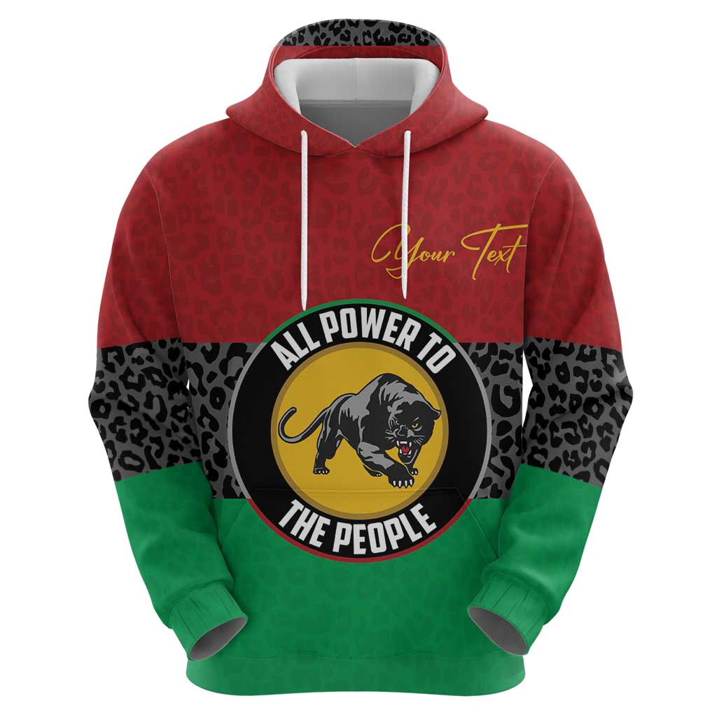 Personalized Pan African Panther Hoodie All Power To The People DT03