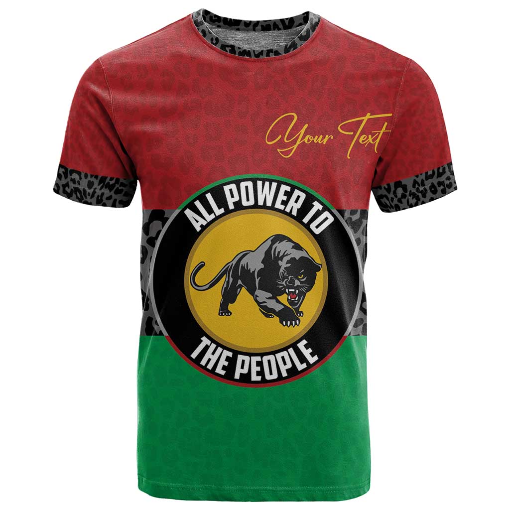 Personalized Pan African Black Panther T shirt All Power To The People DT03