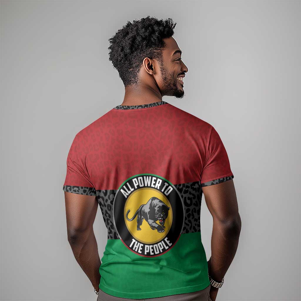 Personalized Pan African Black Panther T shirt All Power To The People DT03