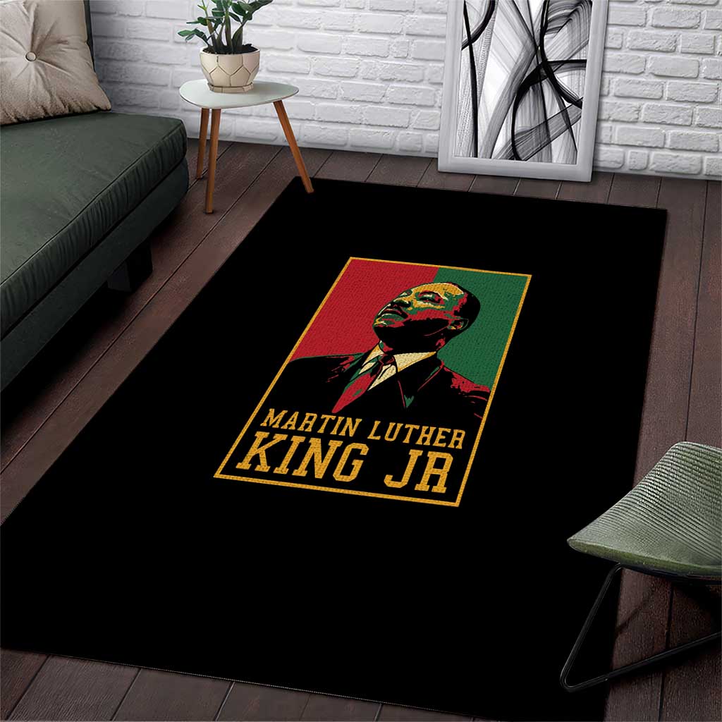 Martin Luther King Jr Area Rug MLK Retro Style DT03