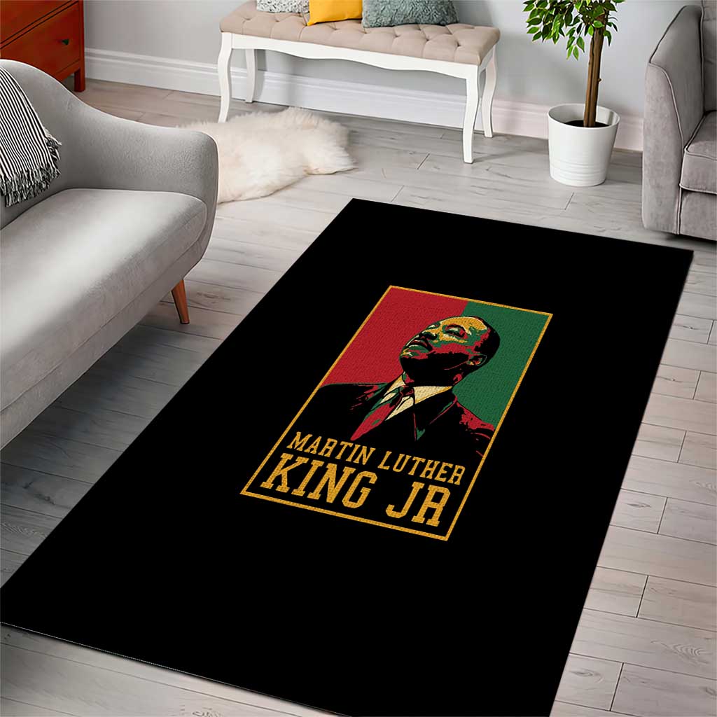 Martin Luther King Jr Area Rug MLK Retro Style DT03