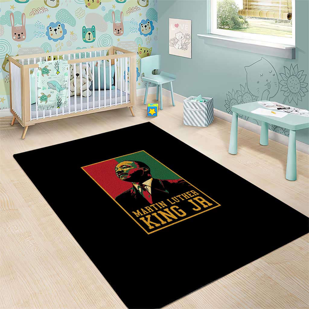 Martin Luther King Jr Area Rug MLK Retro Style DT03