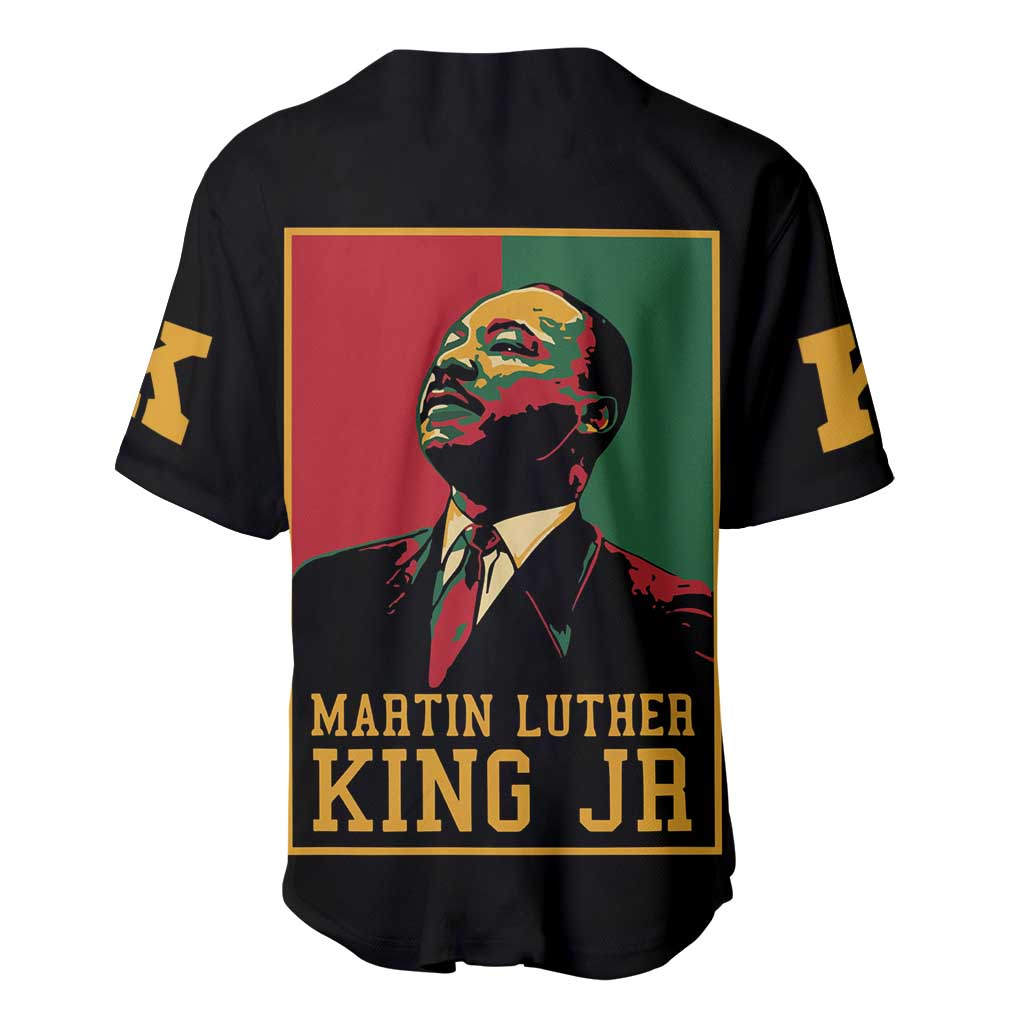 Martin Luther King Jr Baseball Jersey MLK Retro Style DT03