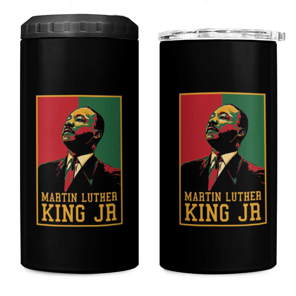 Martin Luther King Jr 4 in 1 Can Cooler Tumbler MLK Retro Style DT03