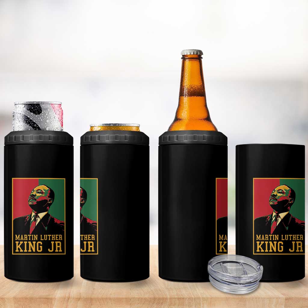 Martin Luther King Jr 4 in 1 Can Cooler Tumbler MLK Retro Style DT03