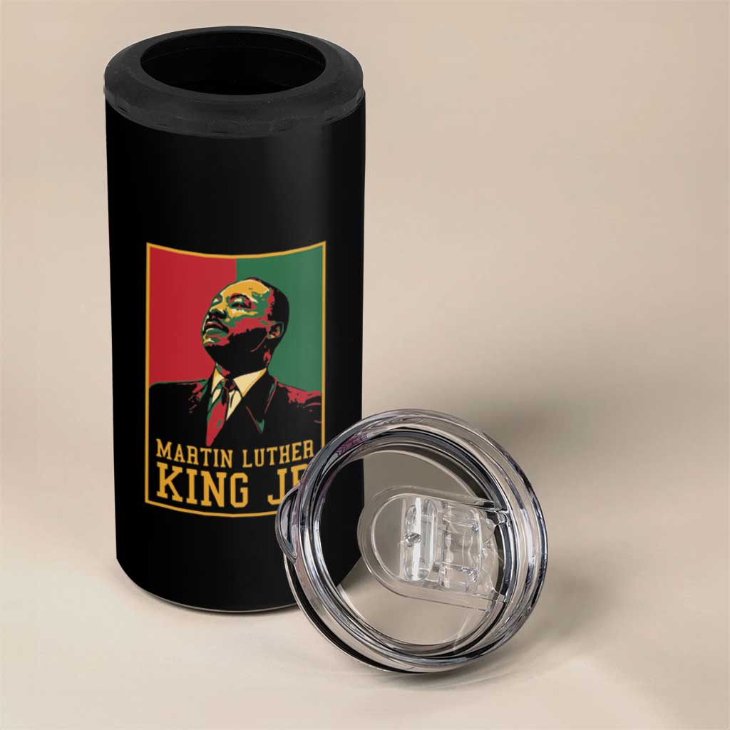 Martin Luther King Jr 4 in 1 Can Cooler Tumbler MLK Retro Style DT03