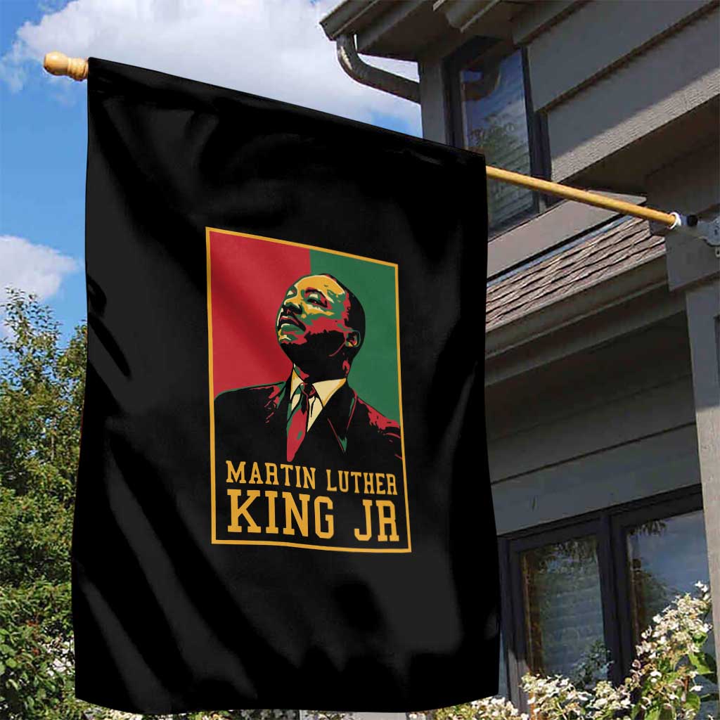 Martin Luther King Jr Garden Flag MLK Retro Style DT03