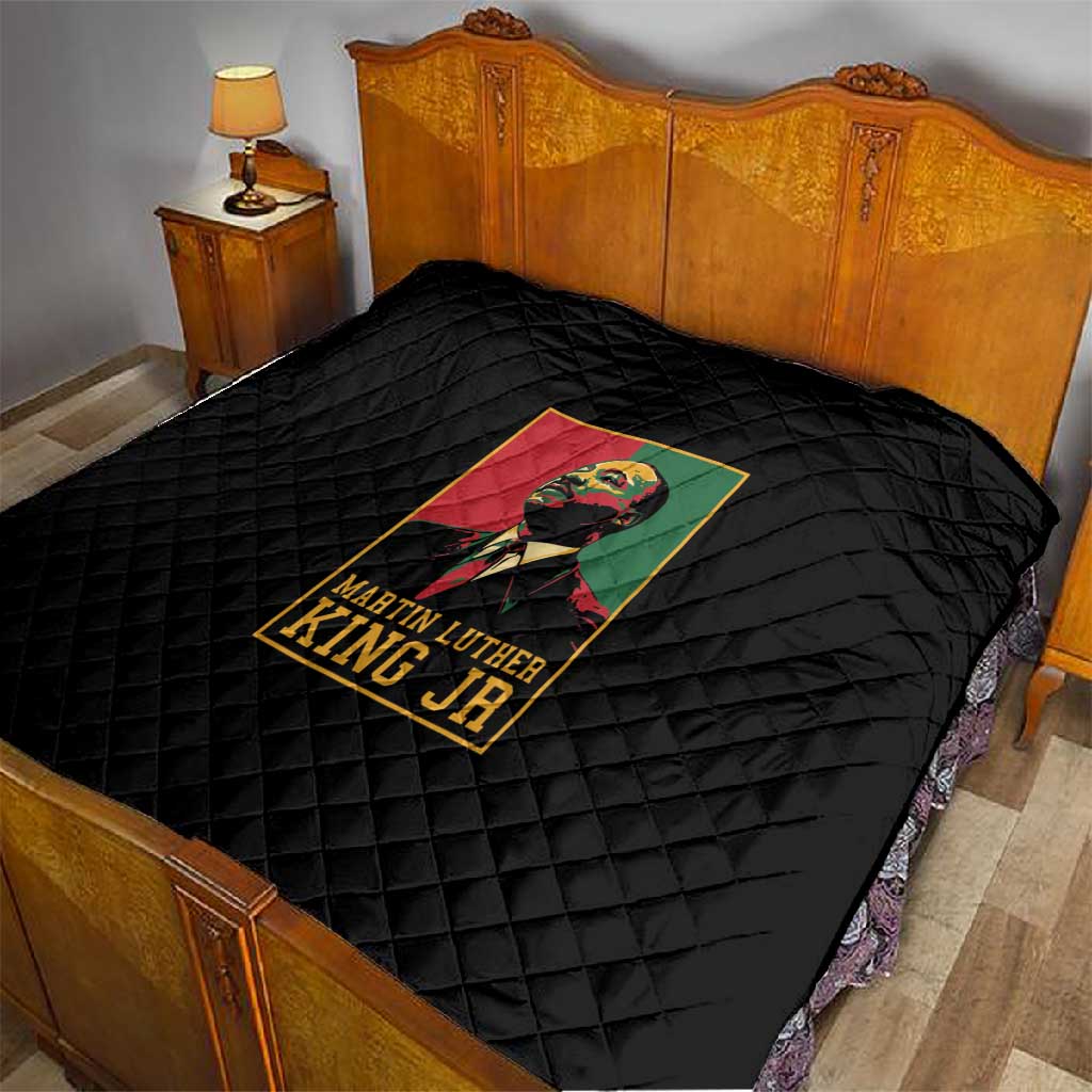 Martin Luther King Jr Quilt MLK Retro Style DT03