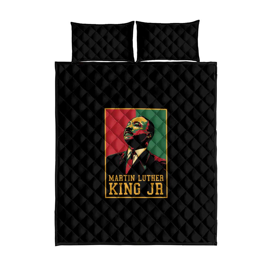 Martin Luther King Jr Quilt Bed Set MLK Retro Style DT03