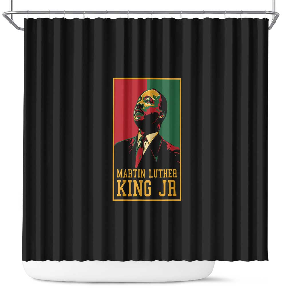 Martin Luther King Jr Shower Curtain Retro Style DT03