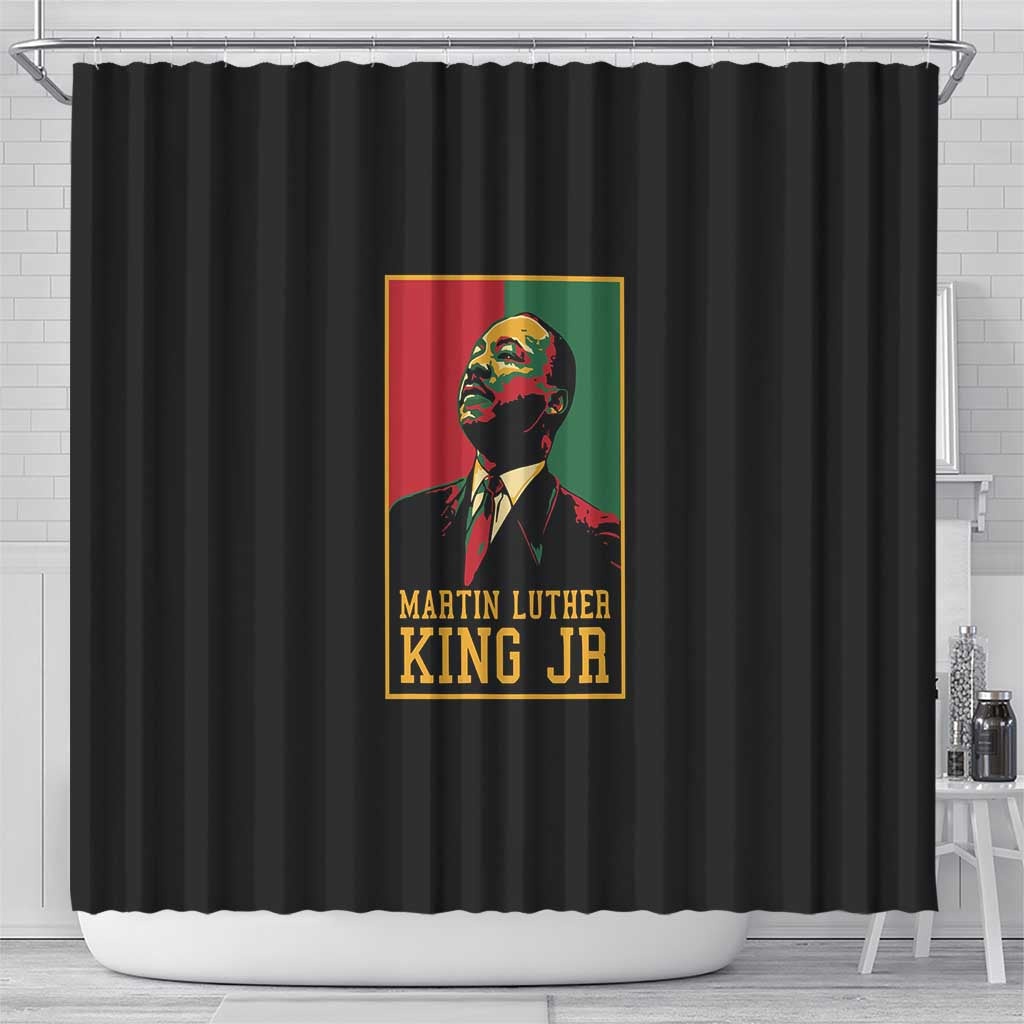 Martin Luther King Jr Shower Curtain Retro Style DT03