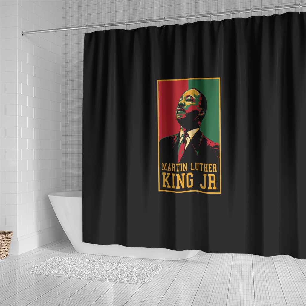 Martin Luther King Jr Shower Curtain Retro Style DT03