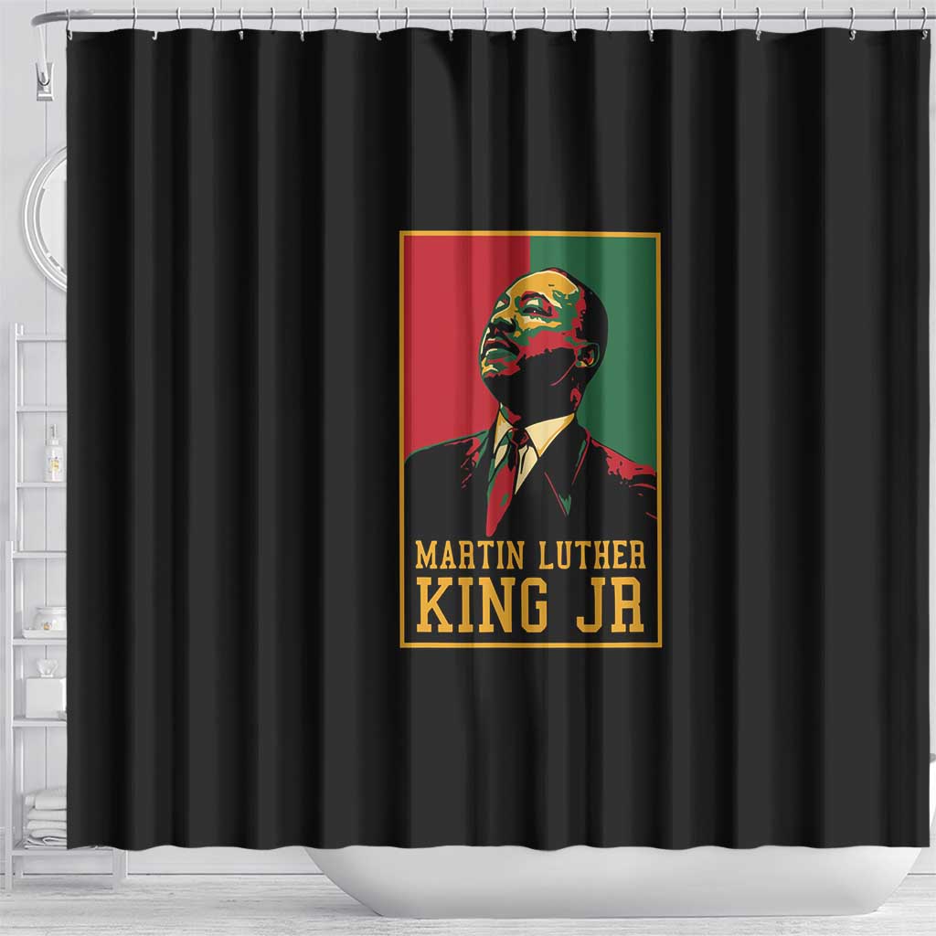 Martin Luther King Jr Shower Curtain Retro Style DT03