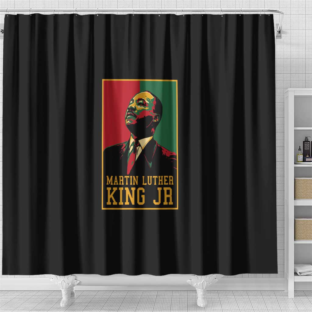 Martin Luther King Jr Shower Curtain Retro Style DT03