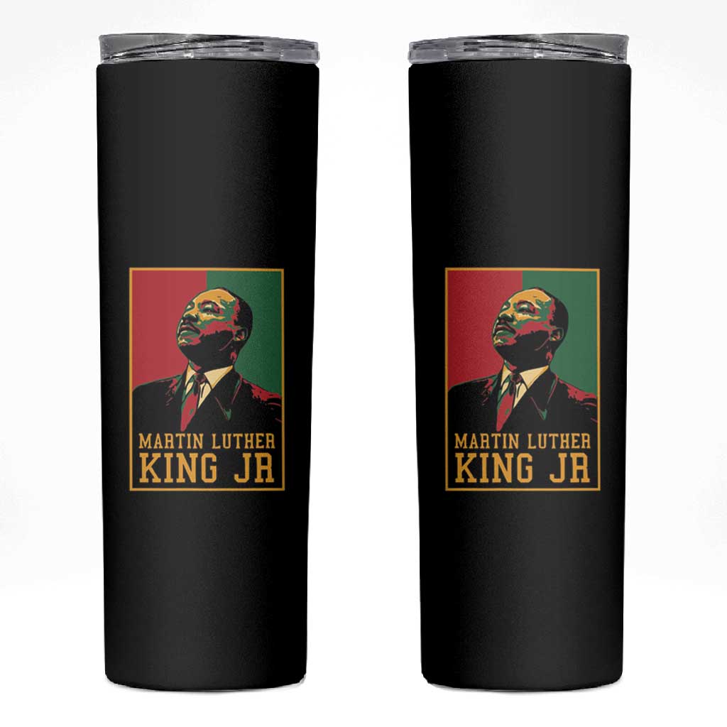 Martin Luther King Jr Skinny Tumbler MLK Retro Style DT03