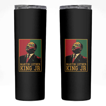 Martin Luther King Jr Skinny Tumbler MLK Retro Style DT03
