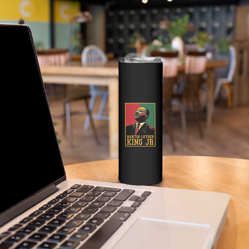 Martin Luther King Jr Skinny Tumbler MLK Retro Style DT03