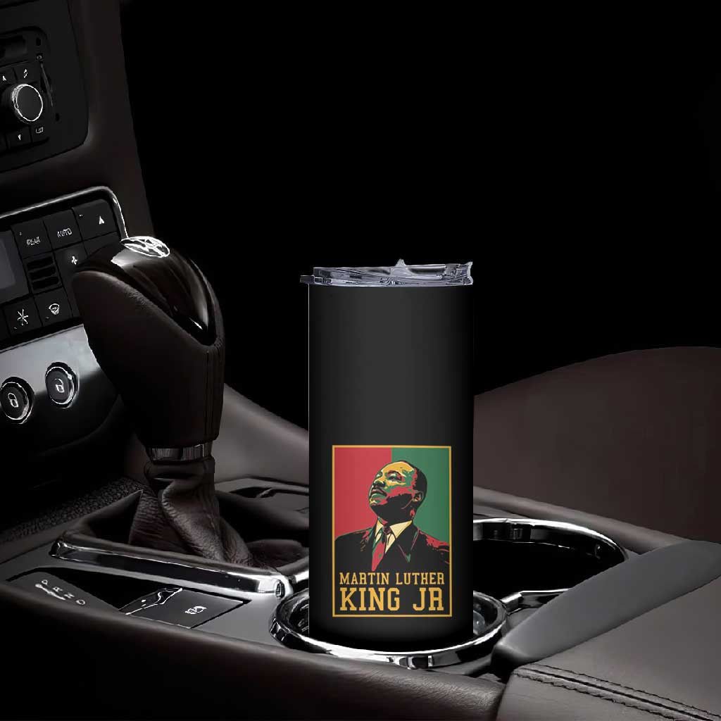 Martin Luther King Jr Skinny Tumbler MLK Retro Style DT03