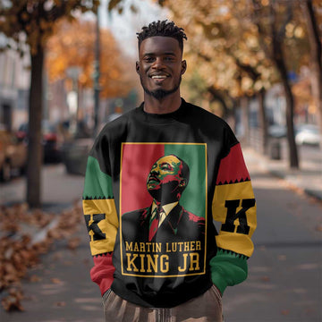 Martin Luther King Jr Sweatshirt MLK Retro Style DT03