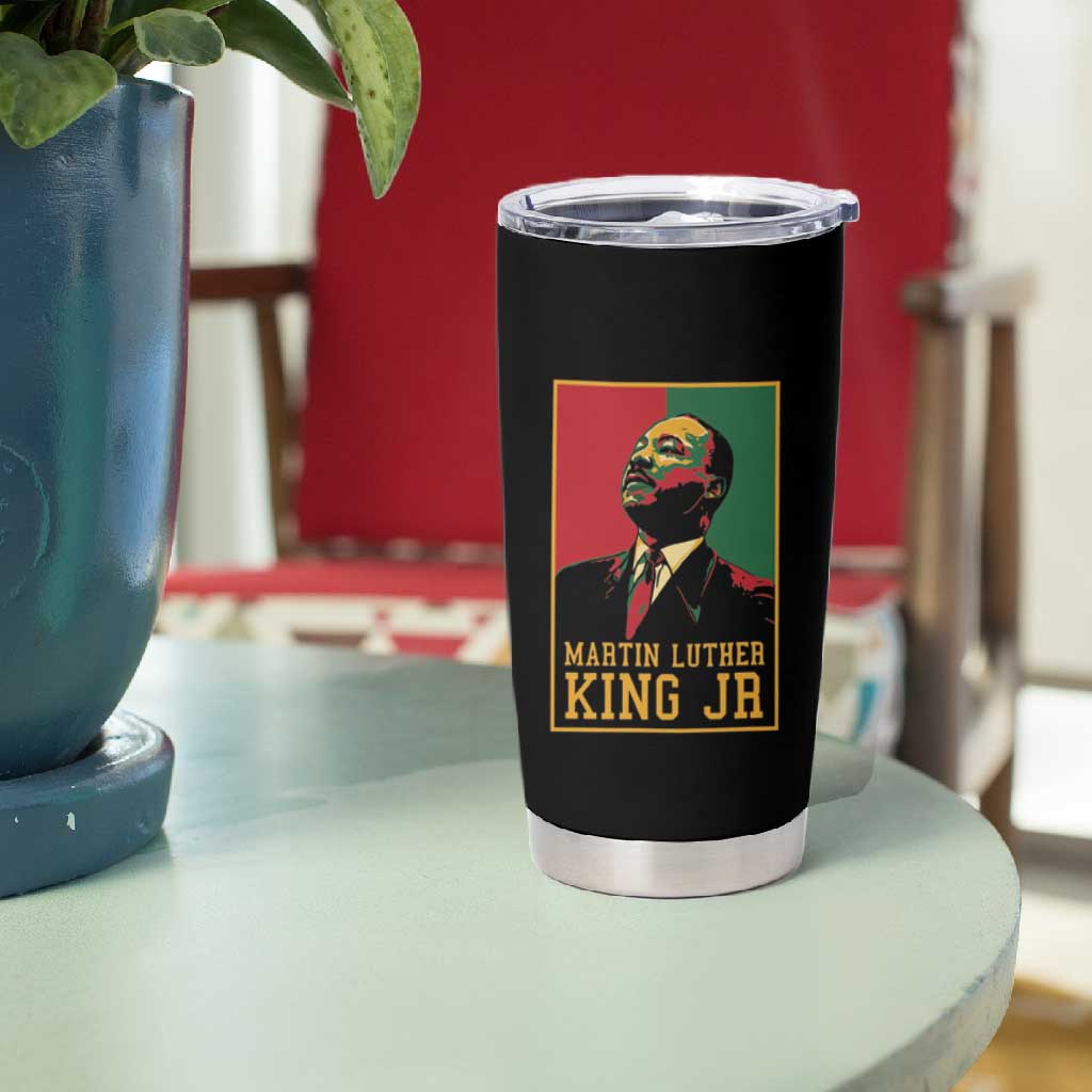 Martin Luther King Jr Tumbler Cup MLK Retro Style DT03