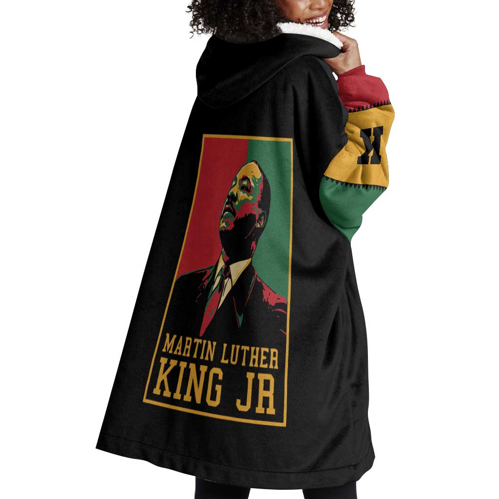 Martin Luther King Jr Wearable Blanket Hoodie MLK Retro Style DT03