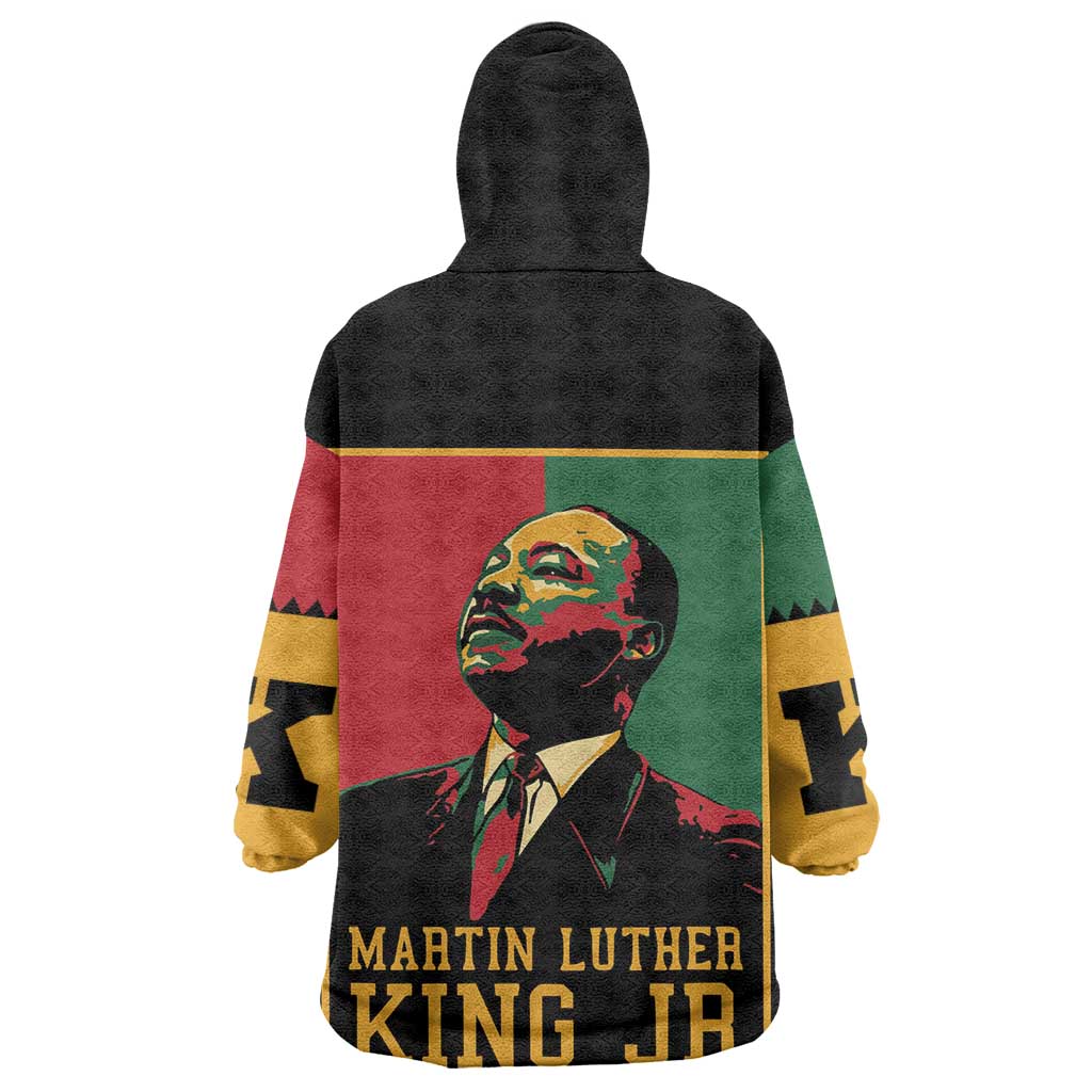 Martin Luther King Jr Wearable Blanket Hoodie MLK Retro Style DT03