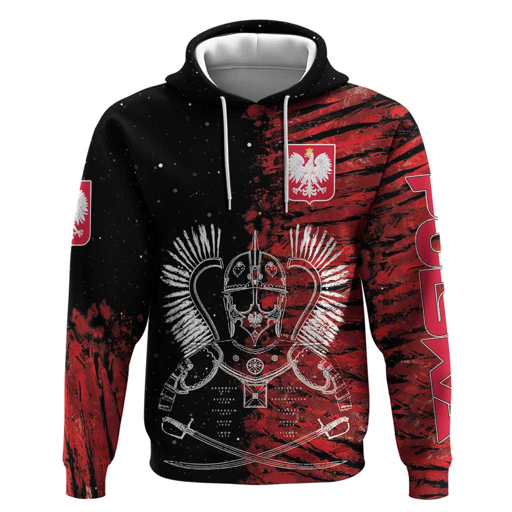 Polish Hussars Polska Hoodie Poland Coat of Arms DT03
