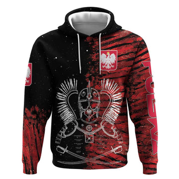 Polish Hussars Polska Hoodie Poland Coat of Arms DT03